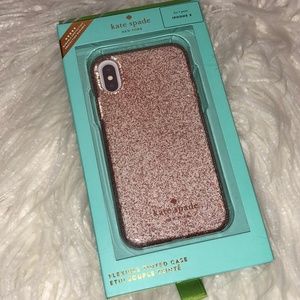 ✨kate spade✨ Flexible Tinted Glitter iPhone X Case